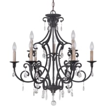 Bentley 9 Light Candle Style Chandelier - 26.5 Inches Wide