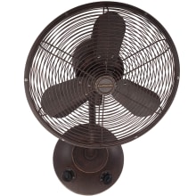 Bellows I 16" 3 Blade Oscillating Wall Mount Fan