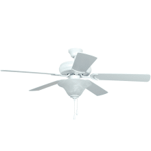 Builder 52" 5 Blade Indoor Ceiling Fan, Light Kit Included