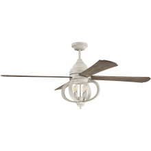 Augusta 60" 4 Blade LED Indoor Ceiling Fan with Remote Control