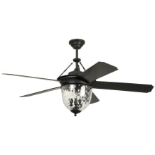 Cavalier 52" 5 Blade Indoor / Outdoor Fan - Blades, Remote and Light Kit Included