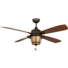 Morrow Bay 56" 4 Blade Indoor / Outdoor Ceiling Fan - Blades and Light Kit Included