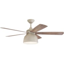 Ventura 52" 5 Blade Indoor / Outdoor Ceiling Fan - Blades, Remote Control and LED Light Kit Included