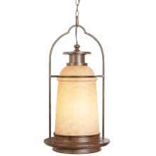Portofino 1 Light 15" Wide Cylinder Outdoor Pendant - 15 Inches Wide
