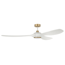 Envy 72" 3 Blade Smart LED Ceiling Fan with Remote Control
