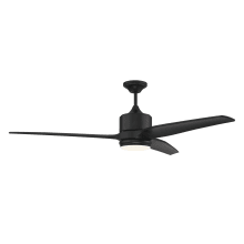 Mobi 60" 3 Blade Indoor / Outdoor LED Ceiling Fan with Remote and Wall Control