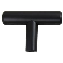 Contemporary 2 Inch "T" Bar Cabinet Knob / T Bar Drawer Pull with Mounting Hardware