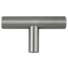Bar 2-3/8 Inch Stainless Steel "T" Bar Cabinet Knob / T Bar Drawer Knob with Mounting Hardware