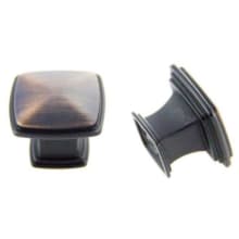 Traditional 1-1/4 Inch Square Cabinet Knob