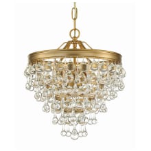 Calypso 3 Light 13" Wide Crystal Pendant