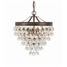 Calypso 3 Light 13" Wide Crystal Pendant