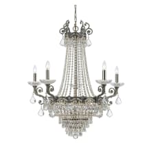 Majestic 13 Light 33" Wide Crystal Chandelier with Swarovski Strass Crystal Accents