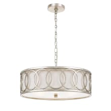 Graham 6 Light 18" Wide Drum Chandelier