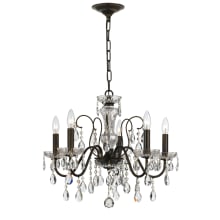 Butler 5 Light 23" Wide Crystal Chandelier with Swarovski Strass Crystal Accents