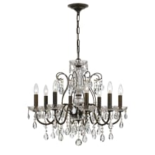 Butler 8 Light 26" Wide Crystal Candle Style Chandelier
