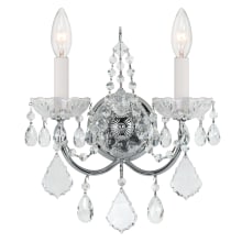 Imperial 2 Light 14" Tall Wall Sconce with Swarovski Strass Crystal Accents