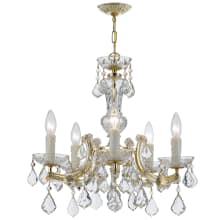 Maria Theresa 5 Light 20" Wide Crystal Chandelier with Swarovski Strass Crystal Accents
