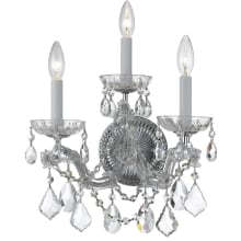 Maria Theresa 3 Light 14" Tall Wall Sconce with Swarovski Spectra Crystal Accents