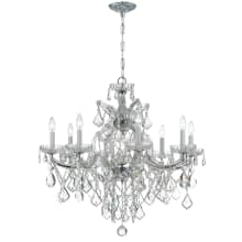 Maria Theresa 9 Light 28" Wide Crystal Chandelier with Swarovski Strass Crystal Accents
