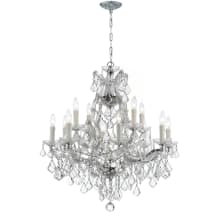 Maria Theresa 13 Light 29" Wide Crystal Chandelier with Hand Cut Crystal Accents