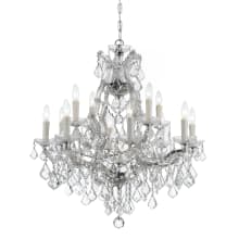 Maria Theresa 13 Light 29" Wide Crystal Chandelier with Swarovski Spectra Crystal Accents