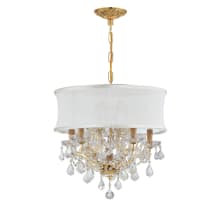 Brentwood 6 Light 20" Wide Crystal Drum Chandelier with Swarovski Spectra Crystal Accents