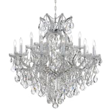 Maria Theresa 19 Light 38" Wide Crystal Candle Style Chandelierwith with Italian Crystal Accents