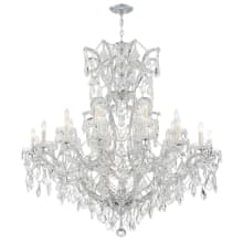Maria Theresa 25 Light 46" Wide Crystal Chandelier with Hand Cut Crystal Accents