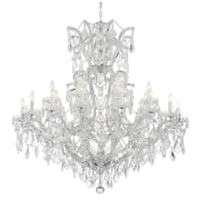 Maria Theresa 25 Light 46" Wide Crystal Chandelier with Swarovski Strass Crystal Accents