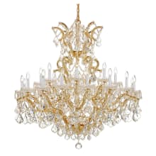Maria Theresa 25 Light 46" Wide Crystal Chandelier with Swarovski Strass Crystal Accents
