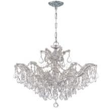 Maria Theresa 6 Light 27" Wide Crystal Chandelier with Hand Cut Crystal Accents
