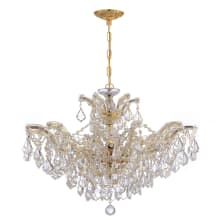 Maria Theresa 6 Light 27" Wide Crystal Chandelier with Hand Cut Crystal Accents