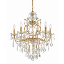 Filmore 6 Light 23" Wide Crystal Chandelier with Swarovski Spectra Crystal Accents