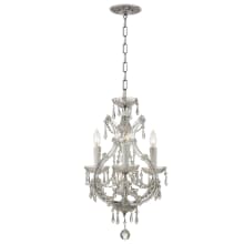 Maria Theresa 4 Light 12" Wide Crystal Pendant with Italian Crystal Accents