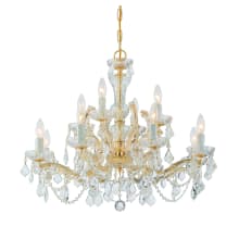 Maria Theresa 12 Light 29" Wide Crystal Chandelier with Swarovski Spectra Crystal Accents