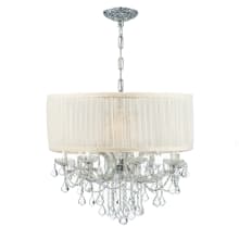 Brentwood 12 Light 30" Wide Crystal Drum Chandelier with Swarovski Strass Crystal Accents