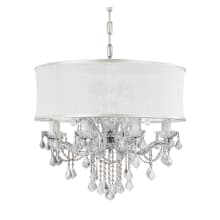 Brentwood 12 Light 30" Wide Crystal Drum Chandelier with Swarovski Spectra Crystal Accents