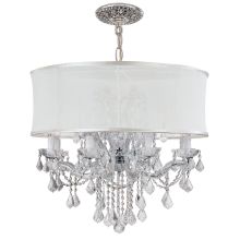 Brentwood 12 Light 30" Wide Crystal Drum Chandelier with Clear Swarovski Strass Crystals