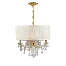 Brentwood 12 Light 30" Wide Crystal Drum Chandelier with Swarovski Strass Crystal Accents