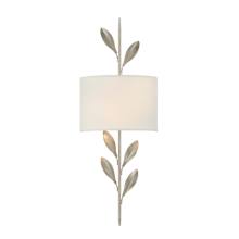 Broche 2 Light 24" Tall Wall Sconce with Silk Shade