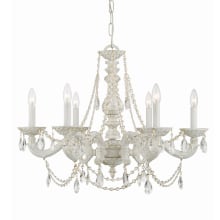 Paris Market 6 Light 28" Wide Crystal Chandelier with Italian Crystal Accents