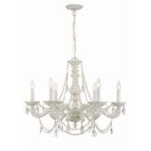 Paris Market 6 Light 28" Wide Crystal Chandelier with Hand Cut Crystal Accents
