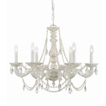 Paris Market 6 Light 28" Wide Crystal Chandelier with Swarovski Strass Crystal Accents