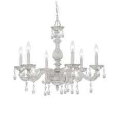 Paris Market 6 Light 28" Wide Crystal Chandelier with Swarovski Strass Crystal Accents