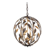 Broche 4 Light 16" Wide Taper Candle Pendant