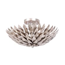 Broche 16" Wide 4 Light Semi-Flush Ceiling Light