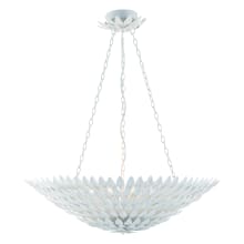 Broche 8 Light 30" Wide Chandelier with Metal Shade