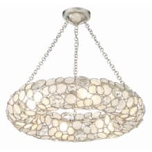 Palla 6 Light 24" Wide Crystal Ring Chandelier