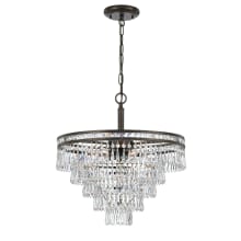 Mercer 7 Light 20" Wide Crystal Chandelier with Hand Cut Crystal Accents