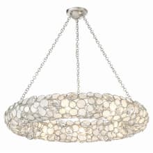 Palla 8 Light 32" Wide Crystal Ring Chandelier